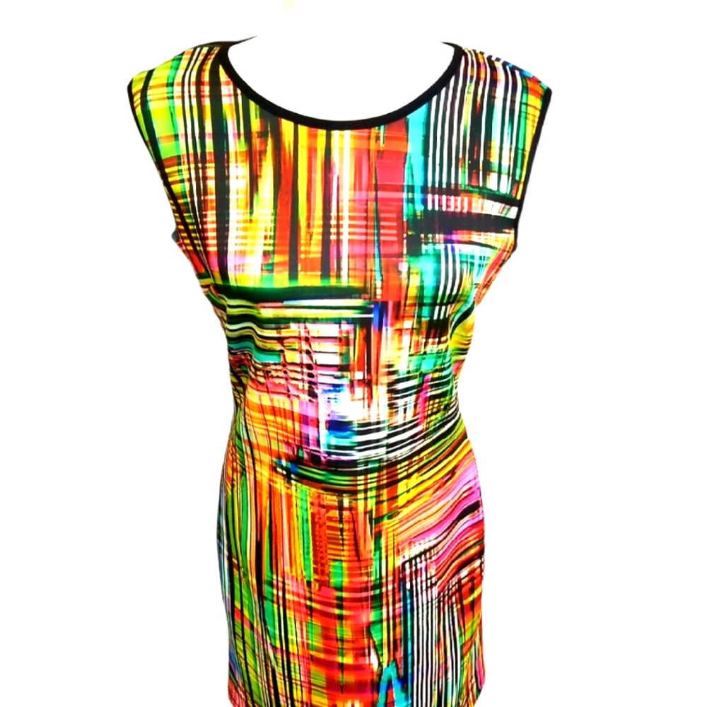 Milano Multicolor Dress Size Medium